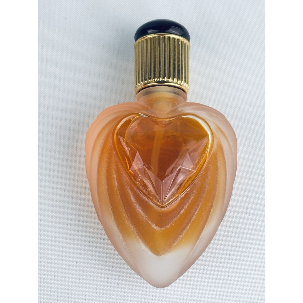 Vintage Victoria's Secret RAPTURE Perfume .75 Oz/22mL Spray Frosted Heart